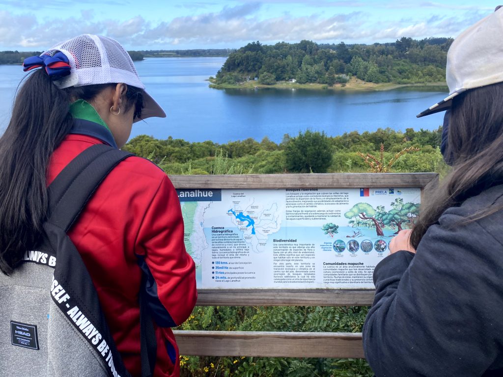 FORJADORAS AMBIENTALES DE NUESTRA ESCUELA REALIZAN SALIDA PEDAGÓGICA A LA CUENCA DEL LAGO LANALHUE